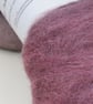 50g Cochineal and Indigo Plum Purple Naturally Dyed Shetland Wool Batt