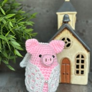 Pearl The Bride Piggy in na Blanket