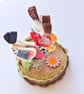Diorama Chickens Patch & Fred. - Image 3