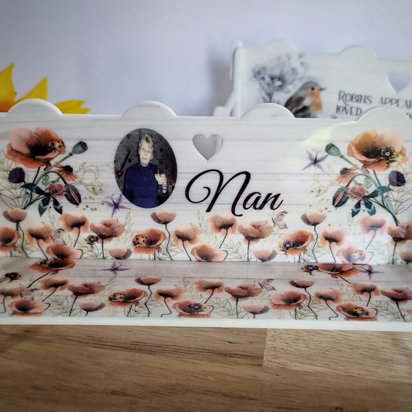Personalised memorial bench, 5 designs available 