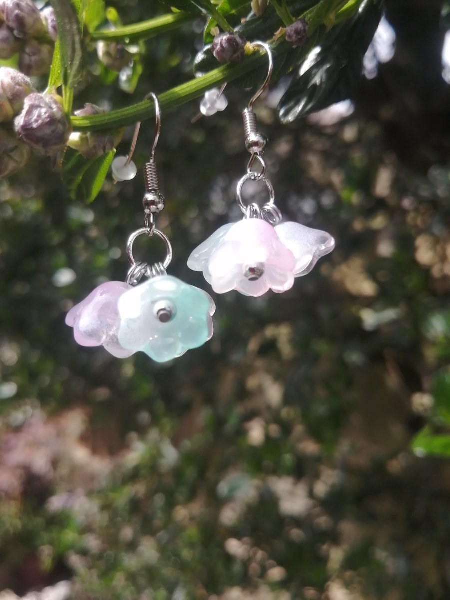 Lily of the valley drop earings 