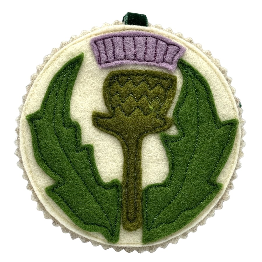 Thistle Felt Hanging Decoration