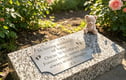 Grey Granite Memorial Markers