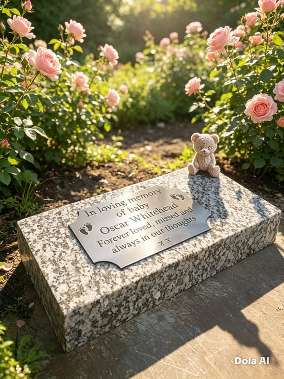 Baby Grave Marker Plaque  Baby Markers Baby Infant Child Grave Plaque  Headstone