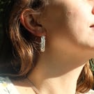 'Flow' U Hoop Earrings