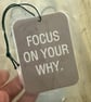Motivational Car Air Freshener Martin Luther King Jr. Quote Hanging Charm - Image 3