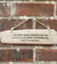 Driftwood sign