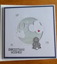 Rabbit With Clouds Christmas Card - Christmas Wishes - Image 8
