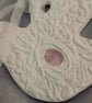 Handmade Embossed Clay Dove - Image 3