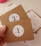 24 Christmas Advent Mini Envelopes, Calendar Countdown, festive activity ideas - Image 3