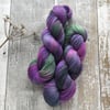 Hand dyed yarn 4 ply Polwarth Thistle 100g