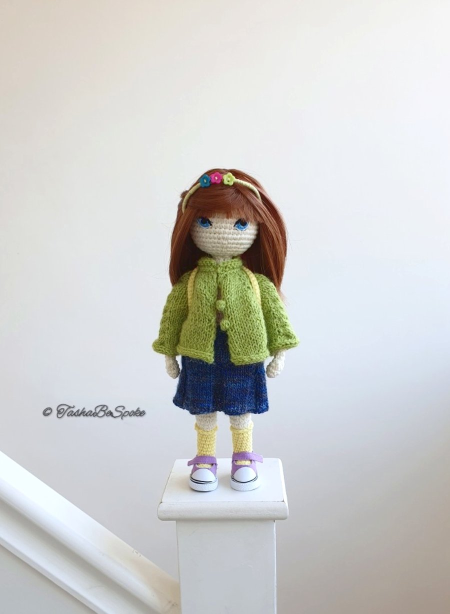 Handmade doll, Girls room décor, Interior doll, Collection doll