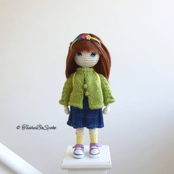 Handmade doll, Girls room décor, Interior doll, Collection doll