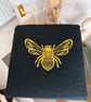 The Harris Tweed Bee Embroidered Foot Stool - Image 3