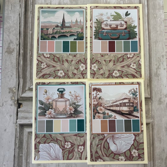 Greeting Card Set - Blank -Grand Tour - C 237