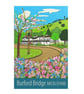 Burford Bridge Mickleham travel poster by Susie West - Image 4