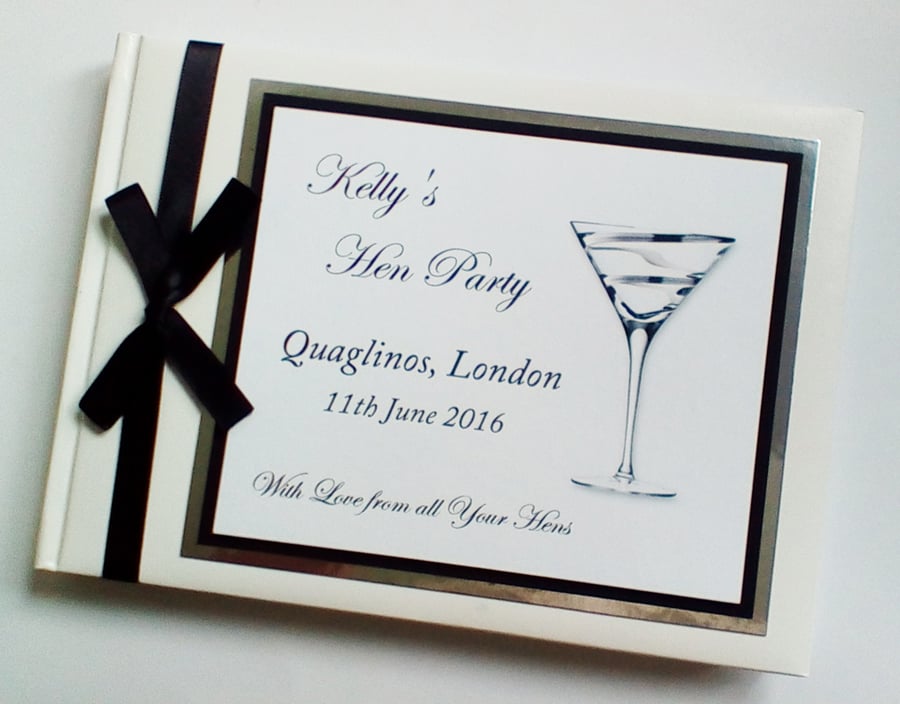 Hen Night guest book, anniversary guest book, gift