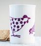 Fine Bone China Mug with chickens or hens inspired by Indian woodblock prints. - Image 8