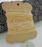 Small Golden Brown Onion Natural Dye Textured Thread Pack - Image 1