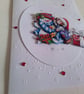 Christmas card. Handmade card. Decoupage card. Ref 223 - Image 3