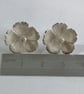 Rockrose hand made Silver Earstuds - Image 7