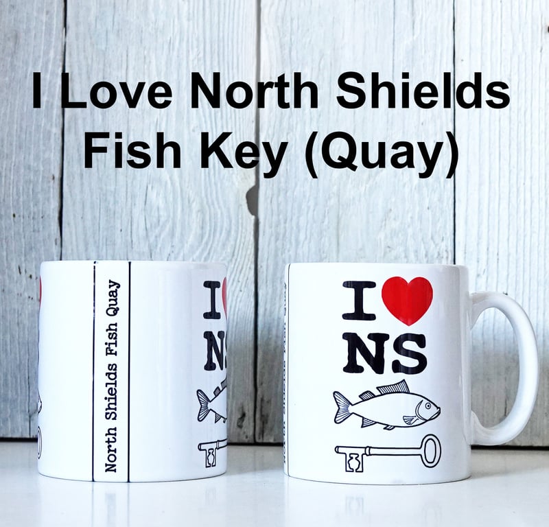 I Love North Shields Fish Quay Mug