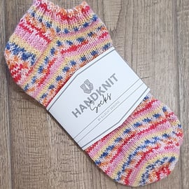 Handmade Trainer Socks 4-6