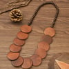 Wooden Discs Necklace