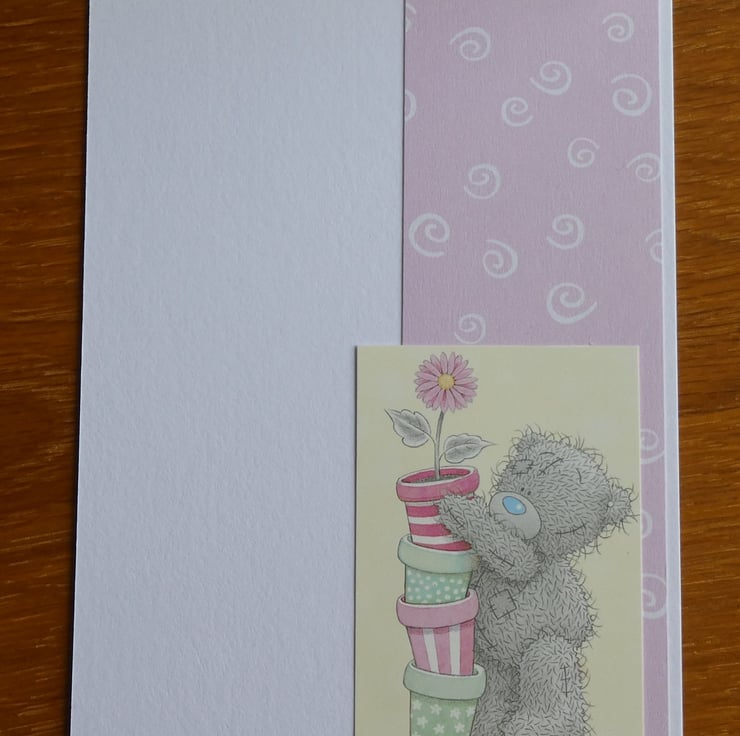 Tatty Teddy Just For You Plant Pots Card - Folksy