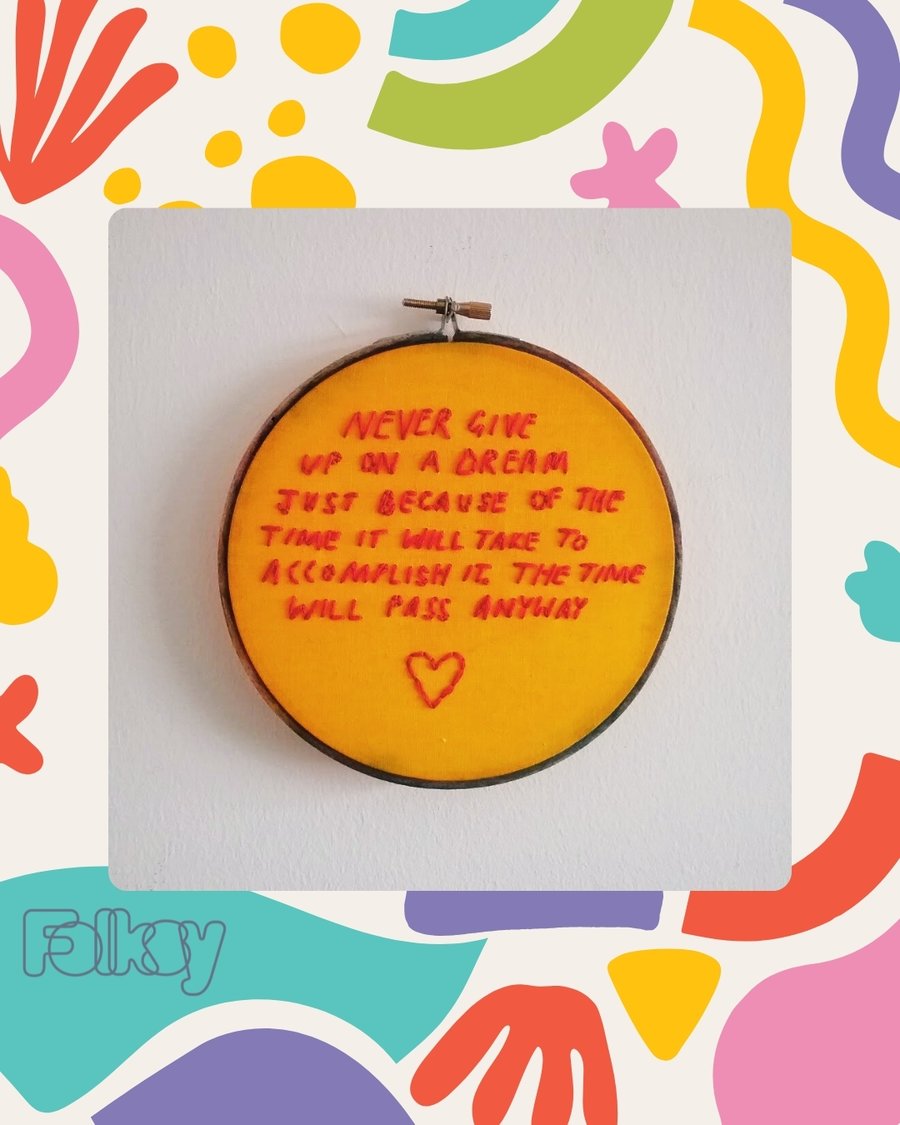 Perfectly Imperfect Embroidery