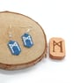 Mannaz 'humanity' viking rune beaded earrings