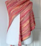 Crocheted Tasseled Cotton Triangle Shawl - Image 2