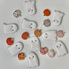 Pumpkin and Little Ghost Garland - Hanging Decoration