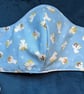 Cotton face mask with angel pattern - Image 2