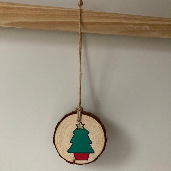 ‘Christmas Tree’ Wooden Christmas Tree Decoration