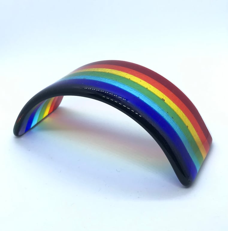 Fused Glass Rainbow 