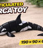Articulated Orca Toy - 190 - 90 - 60mm