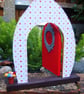 Mini Decorated Wooden Fairy Door - Image 5