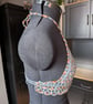 XS handmade crochet halter neck bralette top adjustable  - Image 4