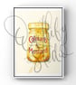 Watercolour Signed Art Print - Colmans Mustard Jar  - Image 2