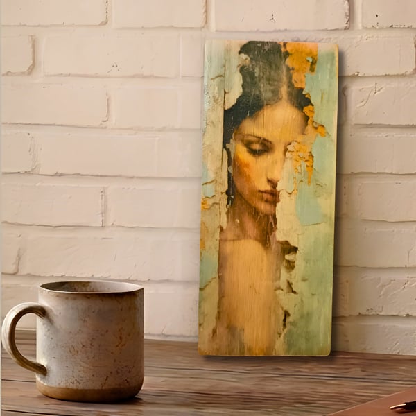 Handmade Wooden Wall Art - Photo Transfer on Pine Wood - Rustic Decor