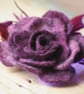 Handmade Felted Wool Brooch – Floral Design 