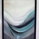 Original Abstract Acrylic Painting - Abstract Art – Turquoise Painting