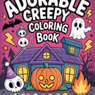 Halloween colouring book, digital file only