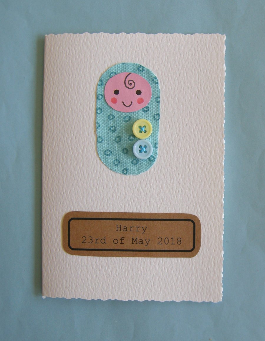 New baby card