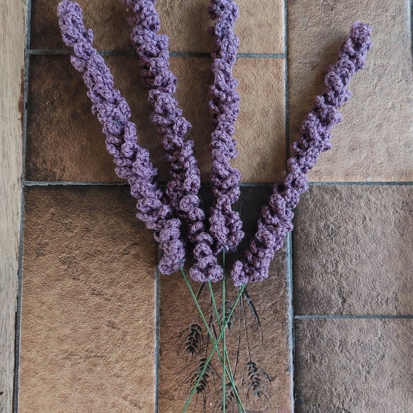 Handmade lavender stems