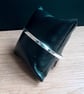 "August" - Sterling Silver Feature Hallmark Bangle - Made to any size - 4mmx3mm