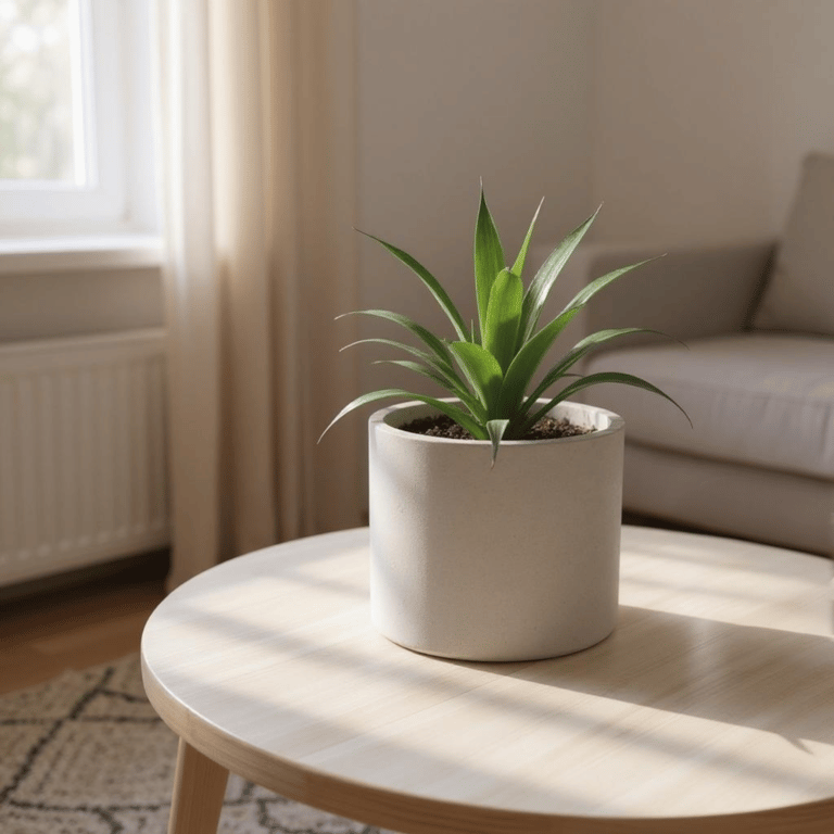 Large Off White Plant Pot Cover - Cream 15cm Planter