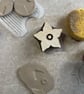 Handmade Ceramic Daffodil brooch, Hand Made Pottery Badge - Image 9