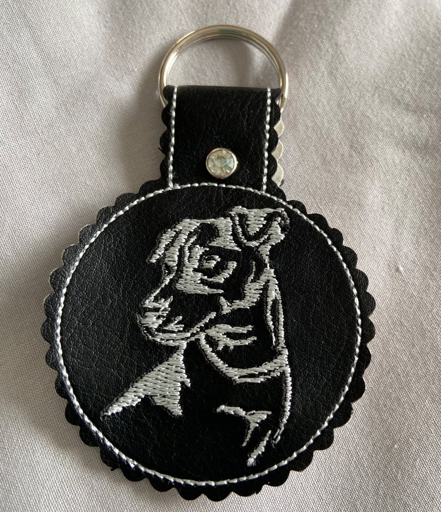 Dog Keyring Jack Russell JRT